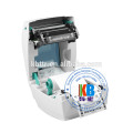 GK420T Cuidado de la ropa etiqueta autoadhesiva etiqueta de tela impresora de códigos de barras impresora de escritorio impresora industrial